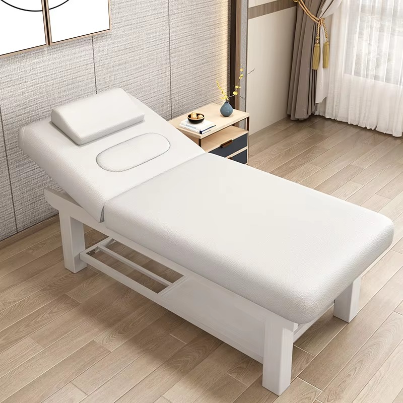 Luxury Skincare And Spa - 현대적인 고급 원목 마사지 침대 (뷰티