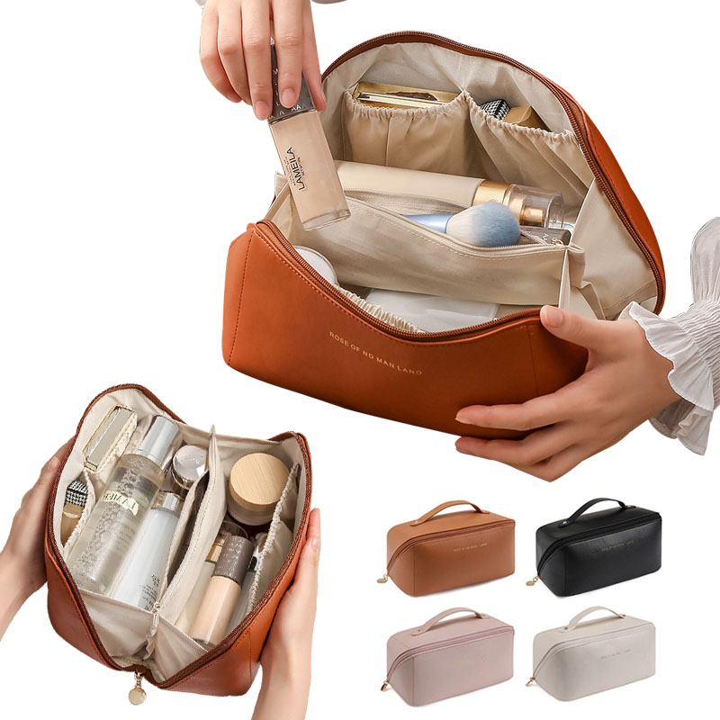 Luxury Skincare Organizer - 여성용 고급 화장품 정리함, 세면도구 가방,