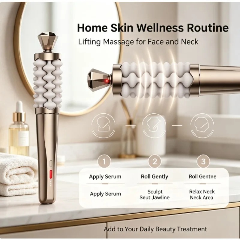 럭셔리 프리미엄 페이셜 넥 마사지기, 가정용 피부 웰니 - Luxury Skincare Devices 리뷰 및 가격