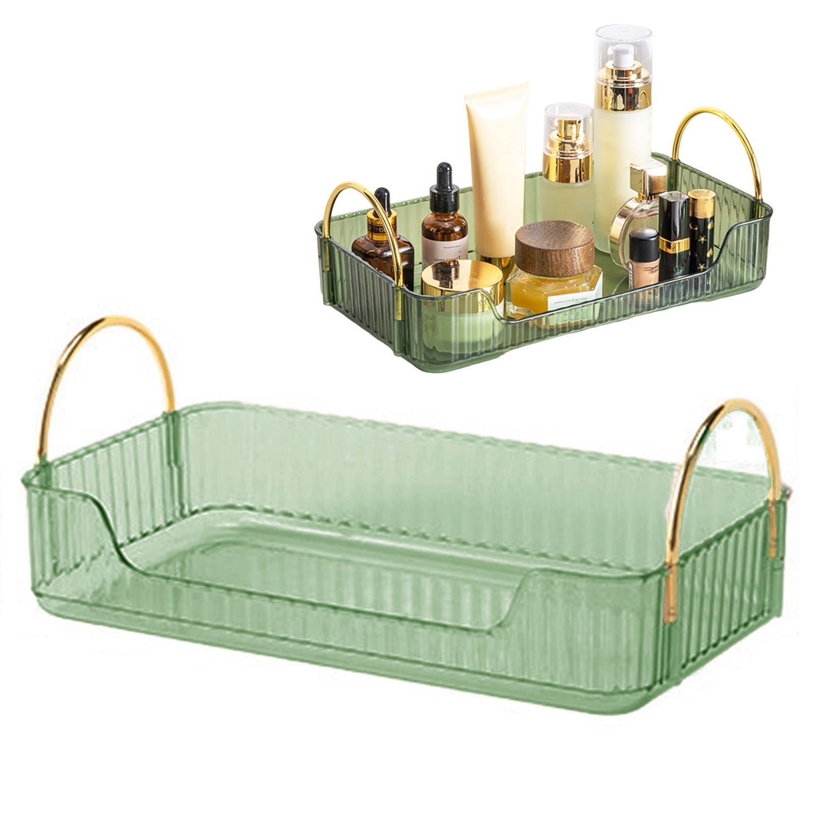 욕실 정리대 고급 아크릴 보관함 쥬얼리 화장품 메이크업 - Luxury Skincare Organizer 리뷰 및 가격