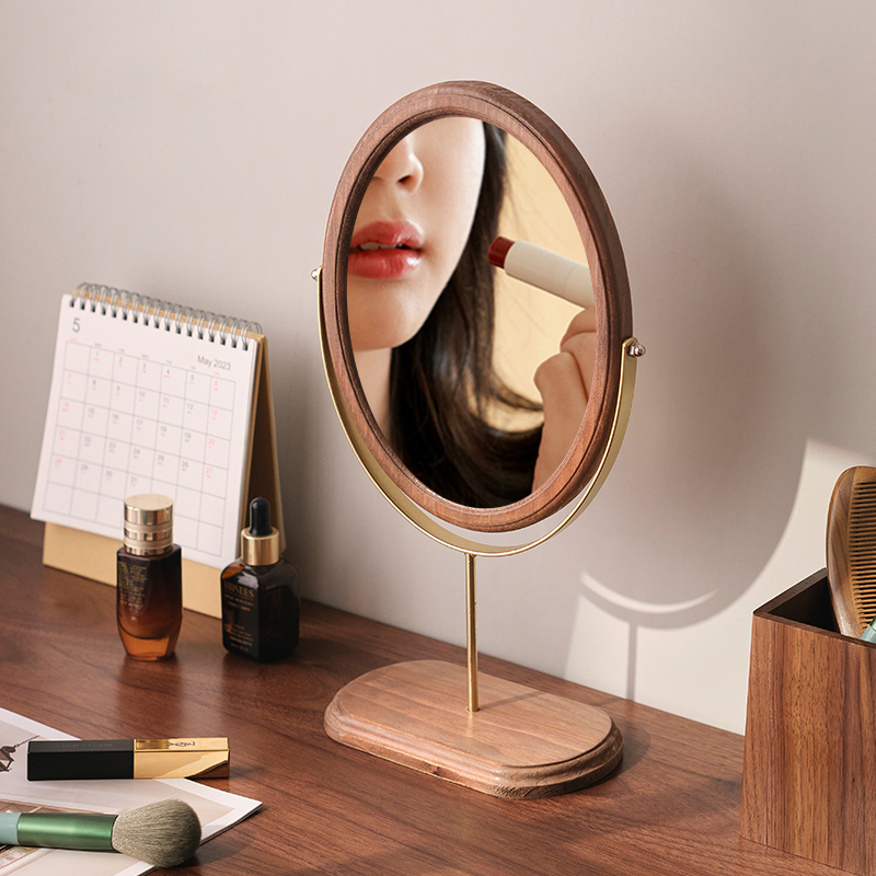 홈 침실용 데스크용 화장대 거울, 기숙사 레트로 럭셔리 - Luxury Skincare Products 리뷰 및 가격