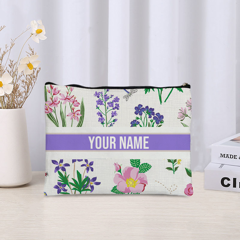 사용자 정의 메이크업 가방 유행 캔버스 여행 화장품 주 - Luxury Skincare Brand 리뷰 및 가격