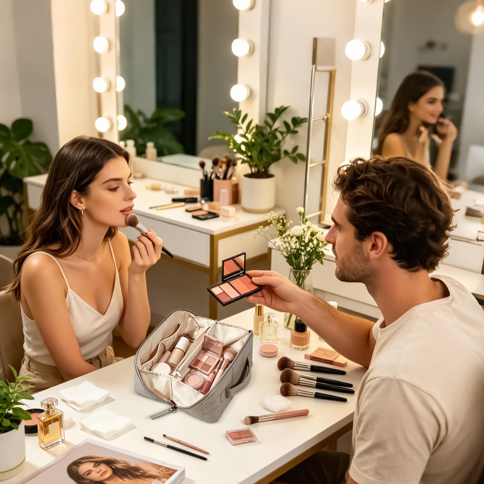 메이크업 정리함 화장품 가방 메이크업 케이스 수납 파우 - Luxury Skincare Organizer 리뷰 및 가격