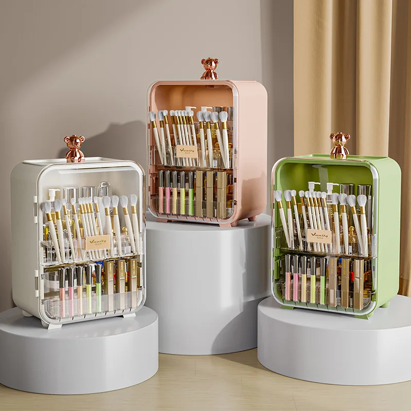 북유럽 스타일 고급 데스크탑 화장품 수납함 LED 조명 - Luxury Skincare Organizer 리뷰 및 가격